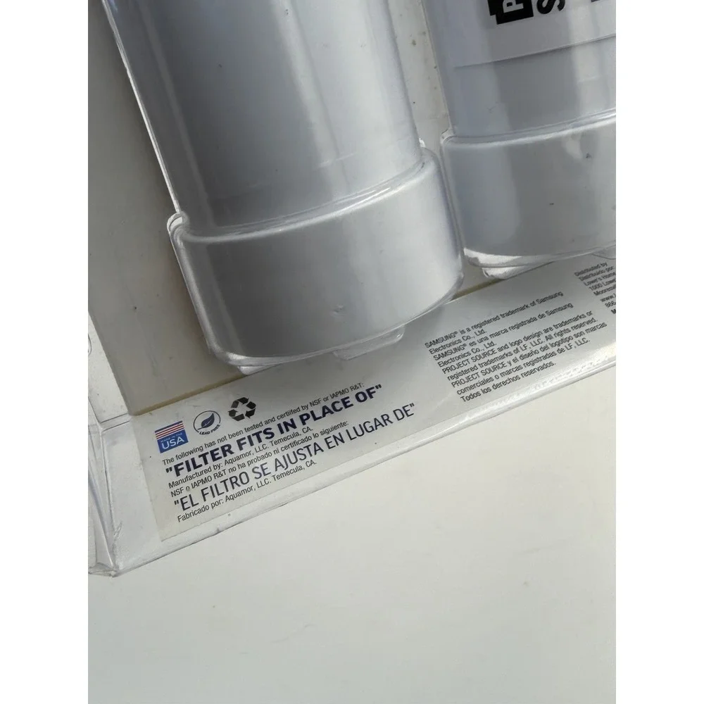 Project Source S-2-2 Refrigerator Water Filter 2 Pack Fits Samsung HAF-CINS New